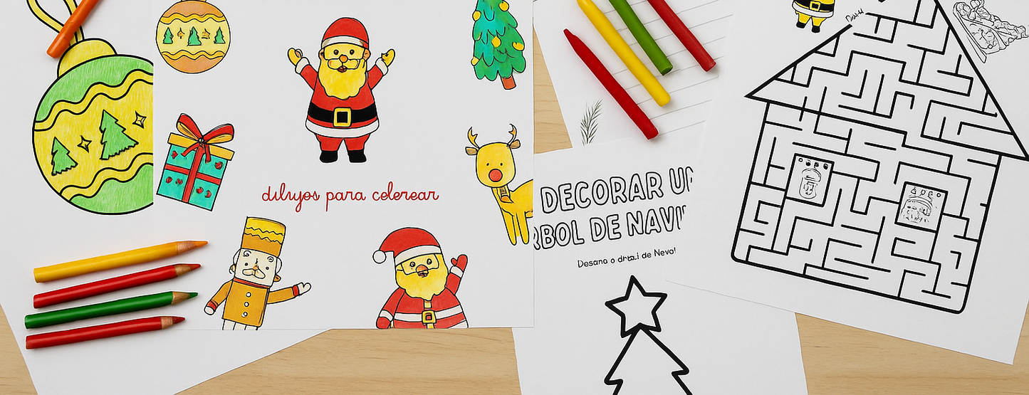🎄✨ KIT NAVIDEÑO IMPRIMIBLE 5 EN 1 – EDICIÓN 2025 ✨🎄